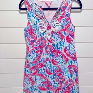 Lilly Pulitzer Harper Shift Lobster Dress
